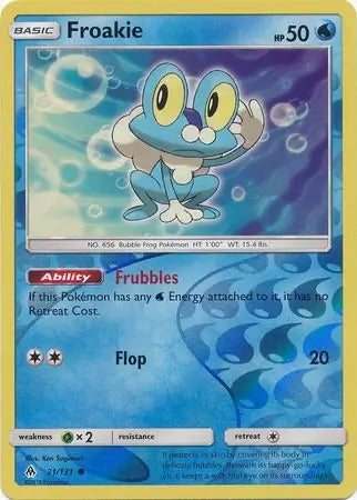 Forbidden Light Froakie #21/131 reverse holo